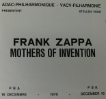 16/12/1970Paleis voor Schone Kunsten, Brussels, Belgium (concert program)